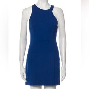 Halston Heritage Blue Sheath Dress